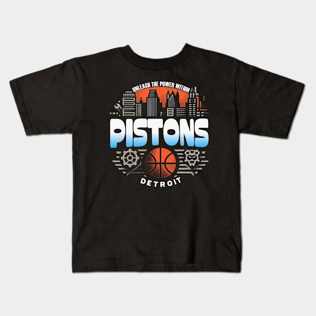 basketball Kids T-Shirt by AOAOCreation